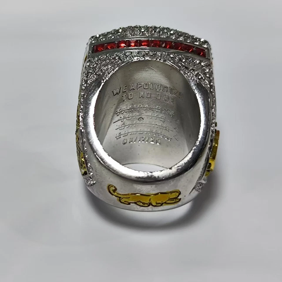 Чемпионское кольцо 2025 NHL Florida Panthers No63 MARCHUAND - Изображение 4 из 4