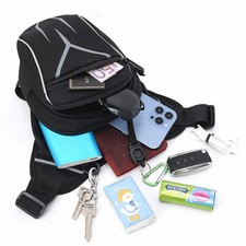 Waterproof Drop Leg Bag Thigh Hip Bum Belt Leg Waist Bags Travel Tour Riding Mot