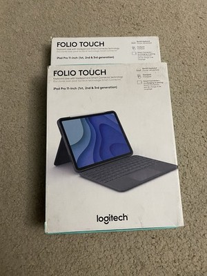 Logitech Folio Touch Keyboard Case for Apple iPad Pro 11-inch 1st, 2nd, 3rd Gen