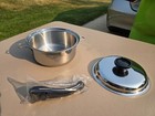 SALADMASTER 316Ti 3 QT Sauce Pan Stainless Steel Titanium NEW with Cover! READ — photo 2