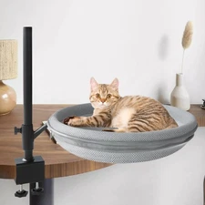 Cat Desk Bed with Stable Clamp Pet Supplies Versaltile Easy to Install Nest Easy