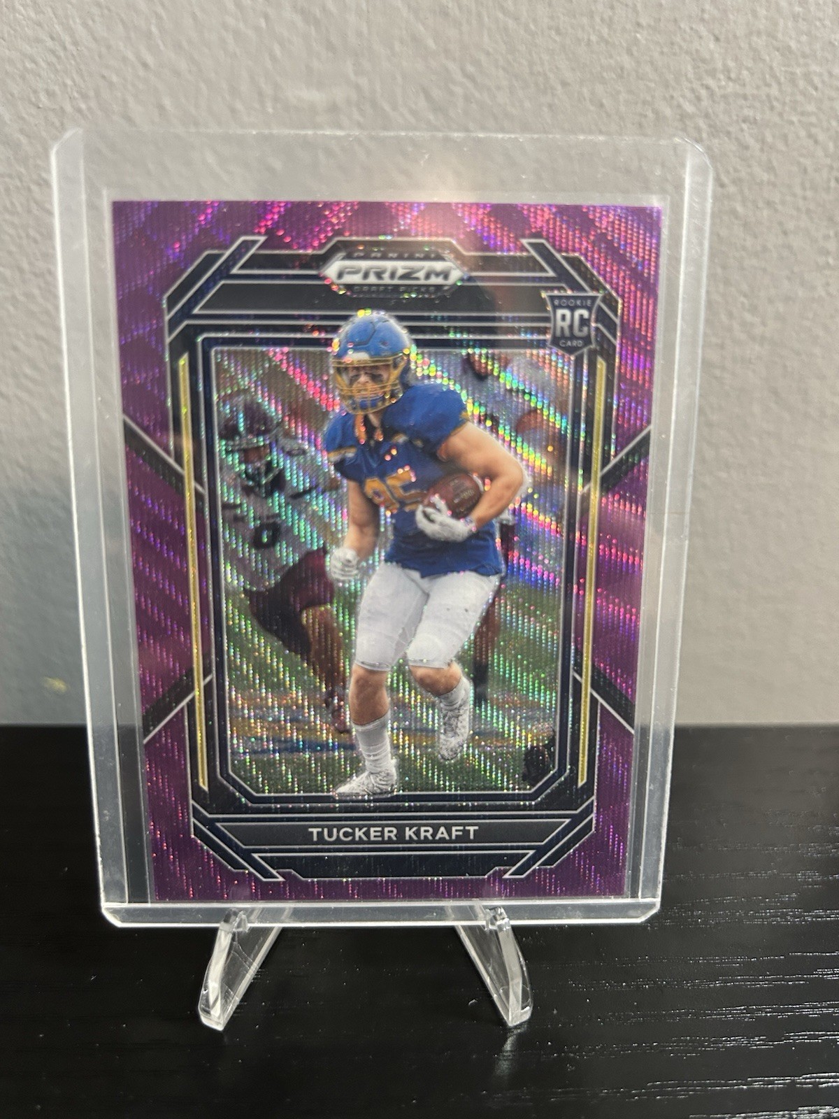 Tucker Kraft Panini Prizm Draft Picks #159 Purple Wave