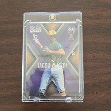 2025 Wild Card Matte Jacob Wilson 2/3 Purple Refractor X-Plode Rookie . Chase. . rookie card picture