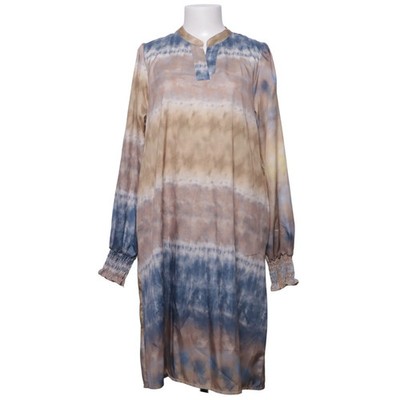Marta, Kleid, Größe: S/M, Blau/Braun/Weiß, Polyester, Streifen, Damen #GuS