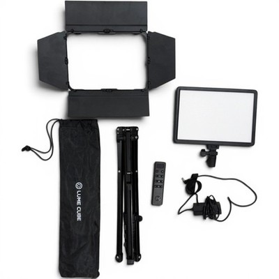 Lume Cube Studio Panel Edge-Lit LED Light Kit 70in Stand Remote Barn Doors