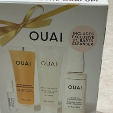 OUAI Hair Care Set Detox Shampoo, Body Cleanser, Leave-In Conditioner  Hair Oil