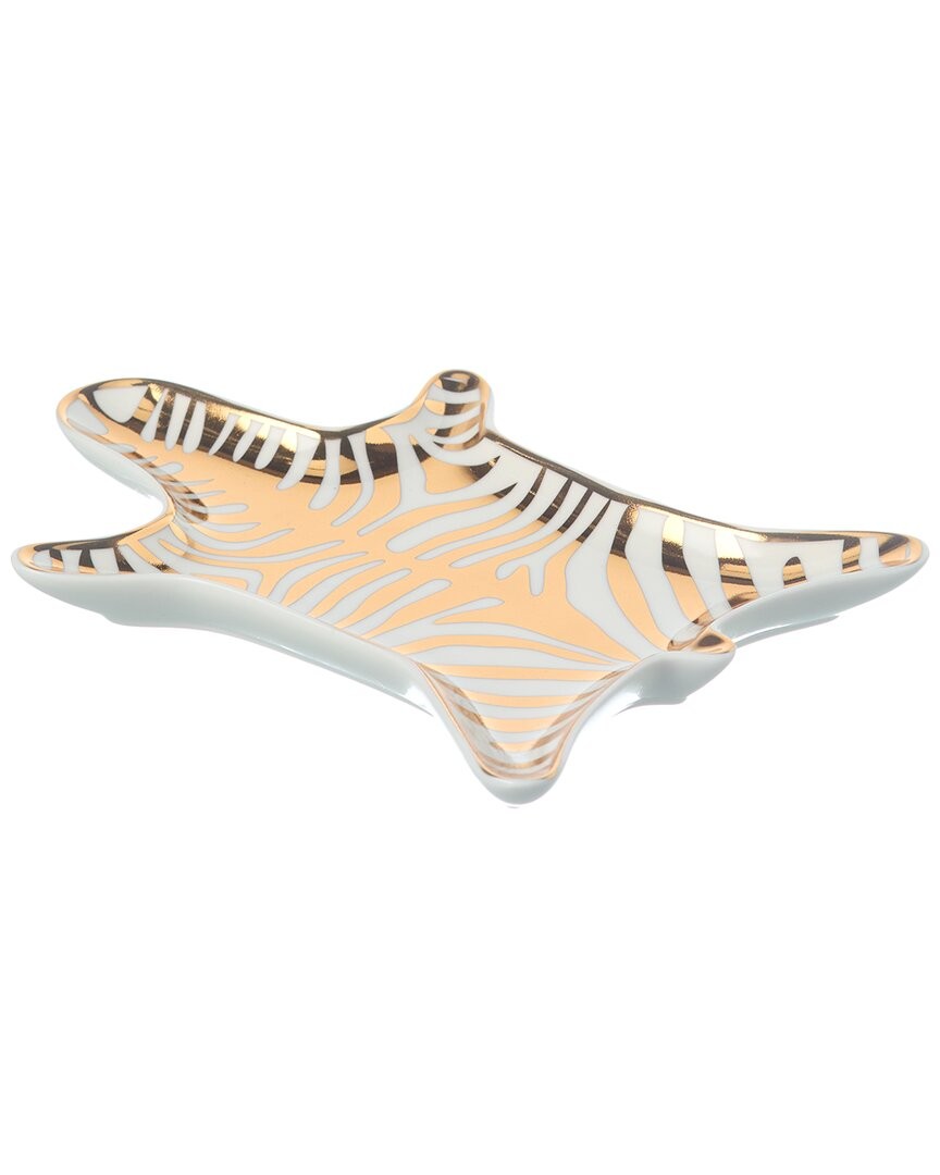 Jonathan Adler Zebra Stacking Dish Gold | eBay