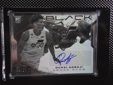 🔥 Ochai Agbaji RC Auto SSP 01/25 2022-23 Panini Black Rookie Smoke