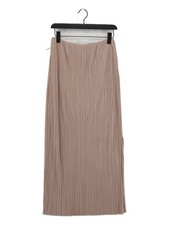  Other Stories Women's Maxi Skirt UK 10 Tan Polyester with Viscose Long Maxi