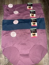 Bali 4-Pair Womens Brief Underwear Panties Nylon Blend Comfort Revolution A XL