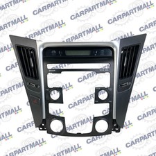 11-14 HYUNDAI SONATA CENTER DASH RADIO CLIMATE CONTROL BEZEL W/ AIR VENTS &CLOCK
