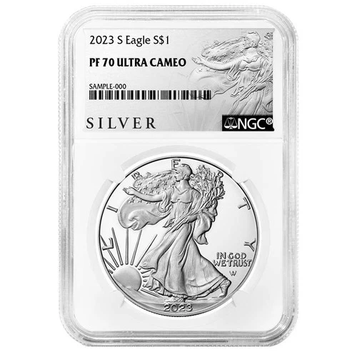 2023-S Proof $1 American Silver Eagle NGC PF70UC ALS Label
