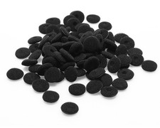 Black Soft Foam Earbuds Cushions Earphone Headphone Cap Protector Sponge Ear ...