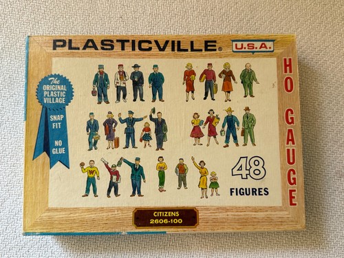 De colección Plasticville Citizens 2606-100 Tren Calibre HO 48 Figuras EE. UU. | Zustand: Used