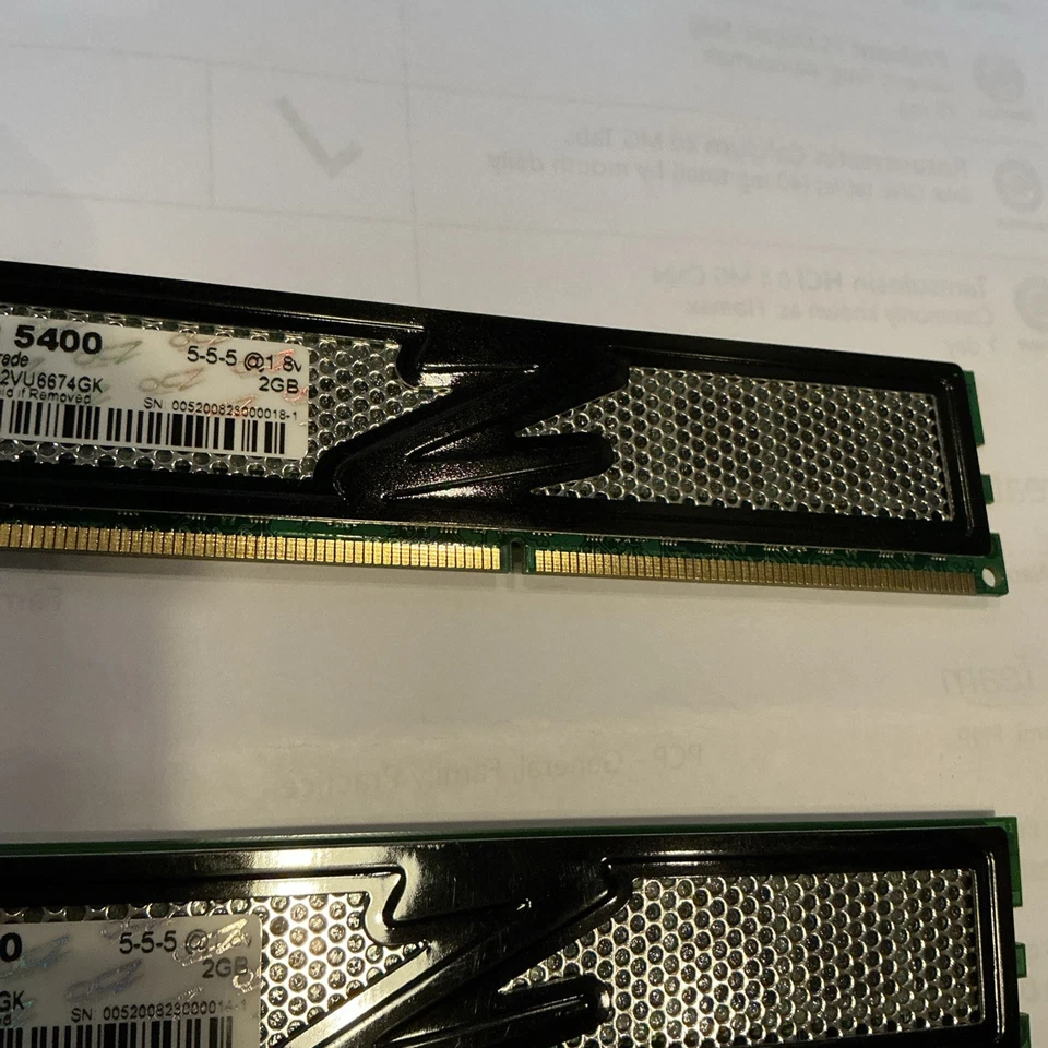 OCZ 4GB (2 x 2GB) DDR2 800MHz Memory/PC2-5400/Gold Series/CL4/5-5-5 @1.8V - Image 3 of 4