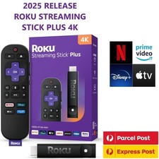 2025 Roku Streaming Stick Plus 4K 3830R w/ Netflix Prime Video Disney+ Apple TV