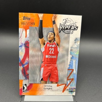 2024-25 Topps G-League #67 Jeremy Jones Orange /149 Rio Grande Valley Vipers