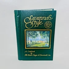 Southern Savannah Style Junior League Georgia Cookbook Spiral 1980s HC 8th Print
