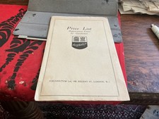 Aquascutum Coats for Gentlemen Price List  Measurements c1930