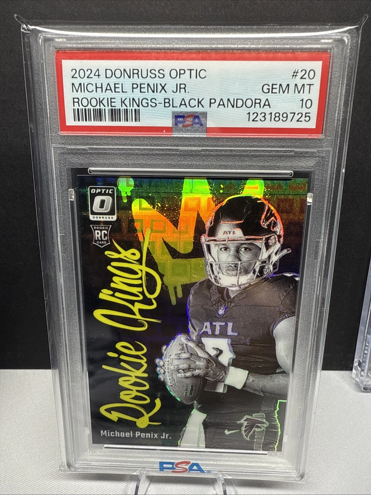 Michael Penix Panini Donruss Optic Rookie Kings #20 Black Pandora