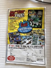 LEGO Studios: Raptor Rumble (1370) Opened But Never Put Together No Instructions