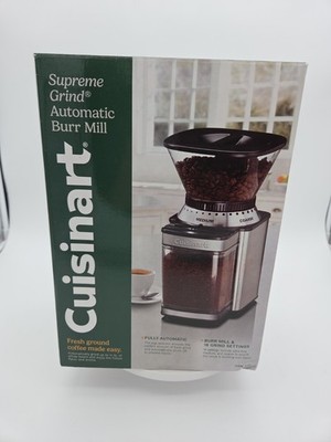 Cuisinart Automatic Burr Mill - Stainless Steel - DBM-8P1: 18 Settings, Electric