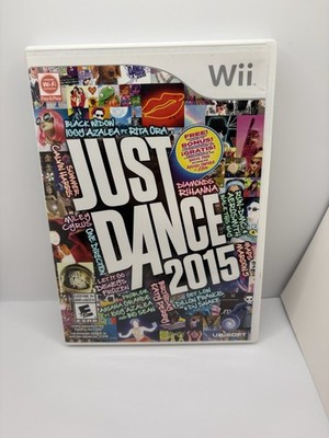 Just Dance 2015 Nintendo Wii Dance Rhythm Party Game Complete CIB Kids Family
