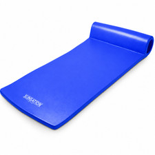 TRC Sunsation 1.75" Thick Foam Lounger Raft Pool Float, Indigo Blue Used