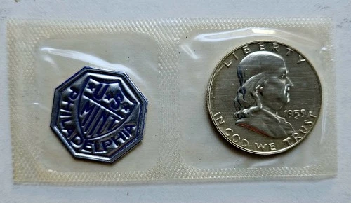 1959-P Proof Franklin Half Dollar, 90% Silver