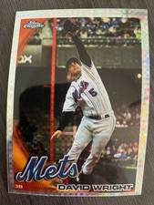 2010 Topps Chrome David Wright #22 X-Fractor Refractor