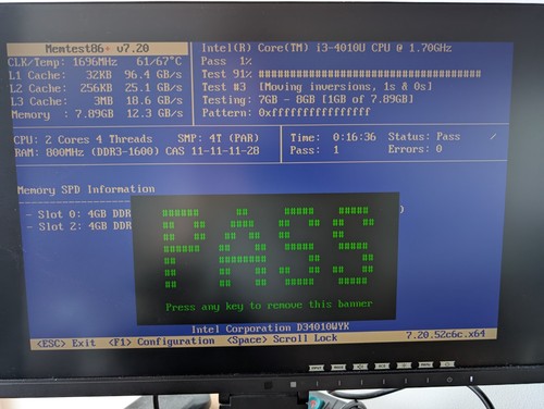 Intel NUC D34010WYKH Windows 11 Pro + SSD + 8GB - Photo 7/10