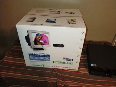 eMachines 17F3 CRT Monitor, SEALED, Vintage, Retro