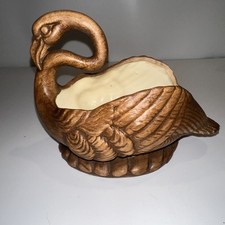 VTG Maddux Of California Made In USA #462 Brown Flamingo Planter