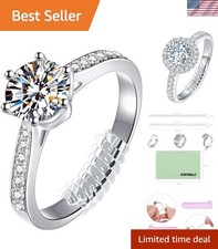 Invisible Ring Size Adjuster Set with Polishing Cloth - For a Flawless Fit
