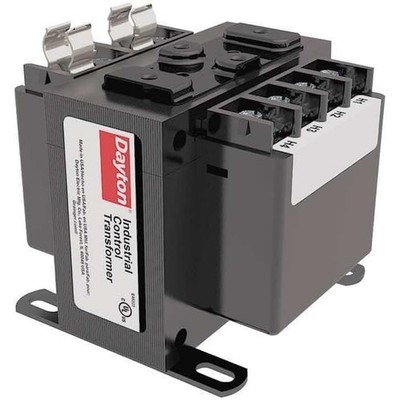 Dayton Industrial Control Transformer, 50VA VA Rating, 240/480VAC Input Voltage