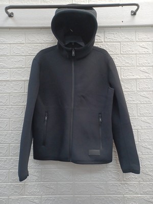 Pre-Owned Prada Neoprene Mens Jacket-Black Size 50