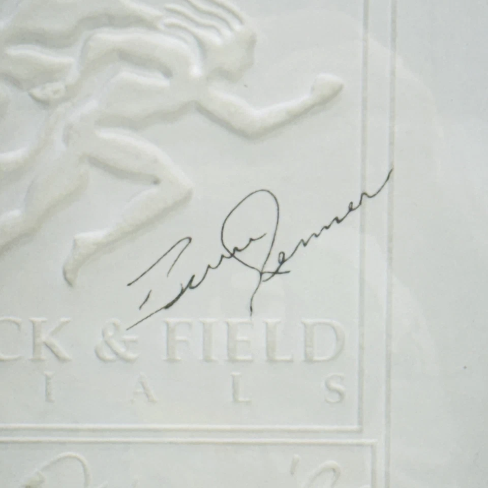 ¡¡RARO!! 92 Senderos Olímpicos de Estados Unidos Papel Fundido FIRMADO Decatlón DORADO Ganadores Bruce Jenner Foto 2 de 4