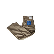 Haggar Cool 18 Pro Gabardine Mens Khaki Dress Pants 40W x 29L Classic Fit NEW