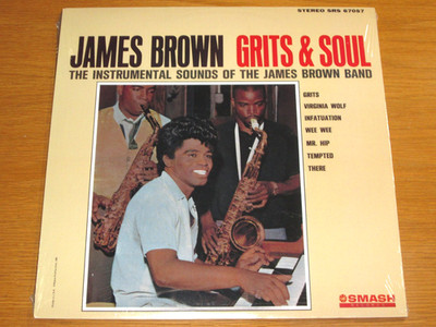 SEALED REISSUE STEREO LP - JAMES BROWN - SMASH SRS 67057 - ''GRITS & SOUL''