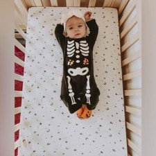 American Baby Company Fitted Mini Crib Sheet 100 Cotton Stars Moons