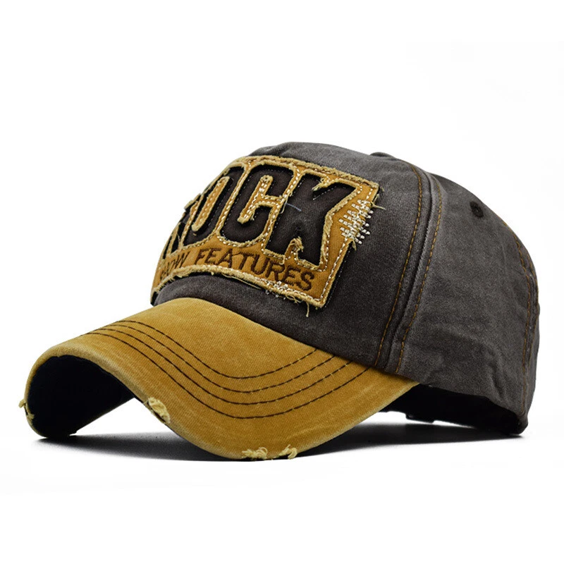 Rock sales baseball caps