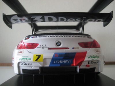 世界限定244台 MINICHAMPS  M6 GT3 1:18 1:18 BMW Minichamps M6 GT3 Diecast Model Car Limited Edition 1 of