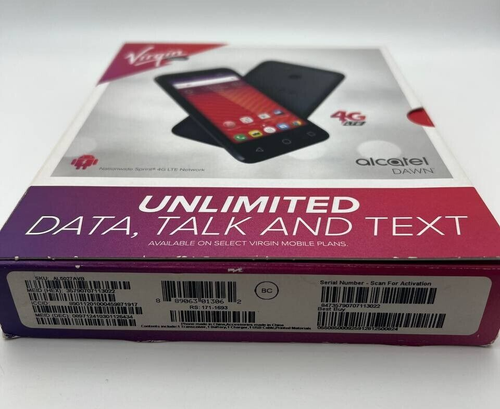Alcatel Dawn 8GB 4G LTE Android Smartphone Locked Sprint 5MP Camera 4.5" Display - Picture 4 of 12