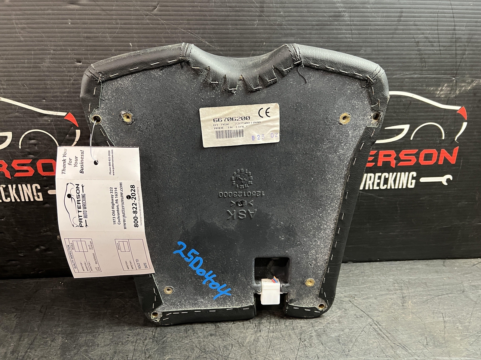 02-06 MASERATI SPYDER REAR SUBWOOFER SPEAKER BOX ID 1250123000