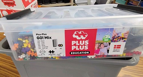 Plus-Plus: GO! Vehicles Tub - Educational 2600pc  Chassis Wheels  - Picture 1 of 3
