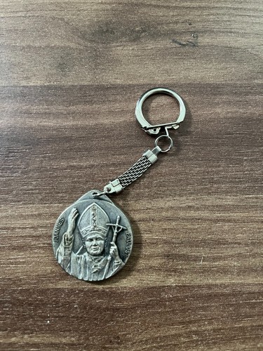 Pope John Paul II Vatican Keychain - St. Peter's Basilica & Square Rome ...