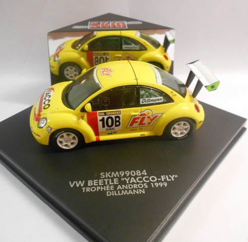 Skid 1/43 Scale Diecast Model SKM99084 VW BEETLE 'YACCO-FLY' TROPHEE ANDROS 1999 - Imagen 2 de 4
