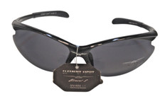 SUNGLASSES-Authentic Element 8 Wrap-Around Black Frame Black Charcoal Lens M/W
