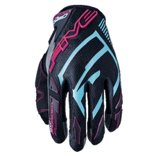 FIVE MXF Prorider-S MX Gloves Ladies Grey/Blue/Pink