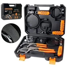 8PC Oil Filter Wrench Set with Swivel Oil Filter Wrenches Cover 2-3/4" to 5-1/4"